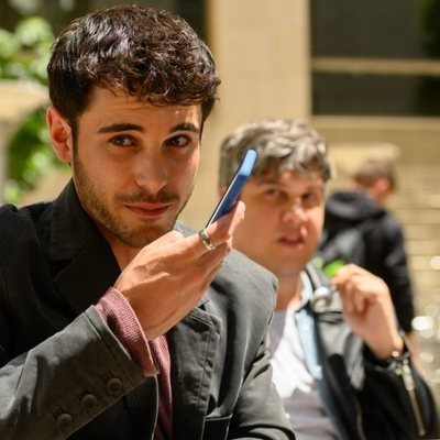 David Solans como Bruno en el rodaje de 'Merlí: Sapere Aude'