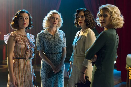 Marga, Ángeles, Lidia y Carlota en la cuarta temporada de 'Las chicas del cable'