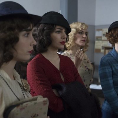 Marga, Lidia, Ángeles y Sara en la cuarta temporada de 'Las chicas del cable'
