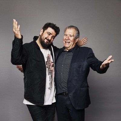 Juan Mena, finalista de 'La Voz Senior', junto a su coach Antonio Orozco