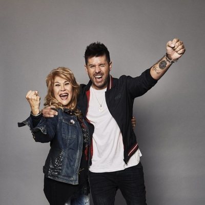 Helena Bianco, finalista de 'La Voz Senior', junto a su coach Pablo López