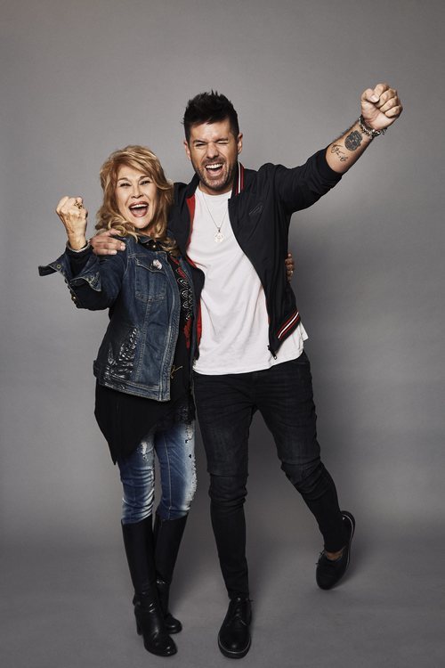 Helena Bianco, finalista de 'La Voz Senior', junto a su coach Pablo López
