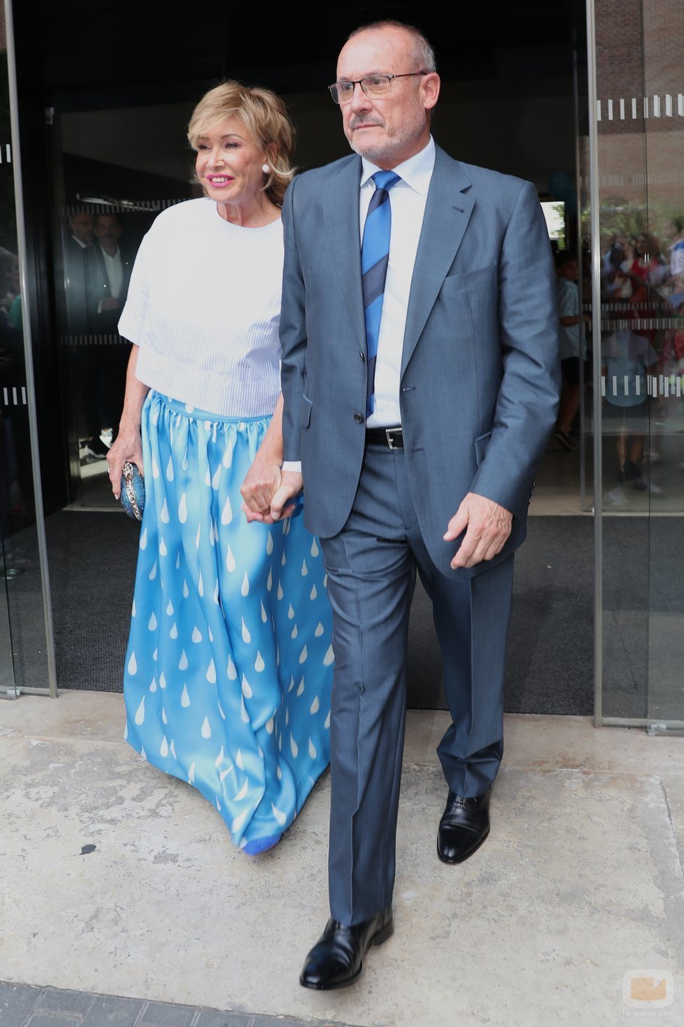 Mila Ximénez en la boda de Belén Esteban y Miguel