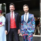 David Valldeperas y Xoan Viqueira en la boda de Belén Esteban y Miguel