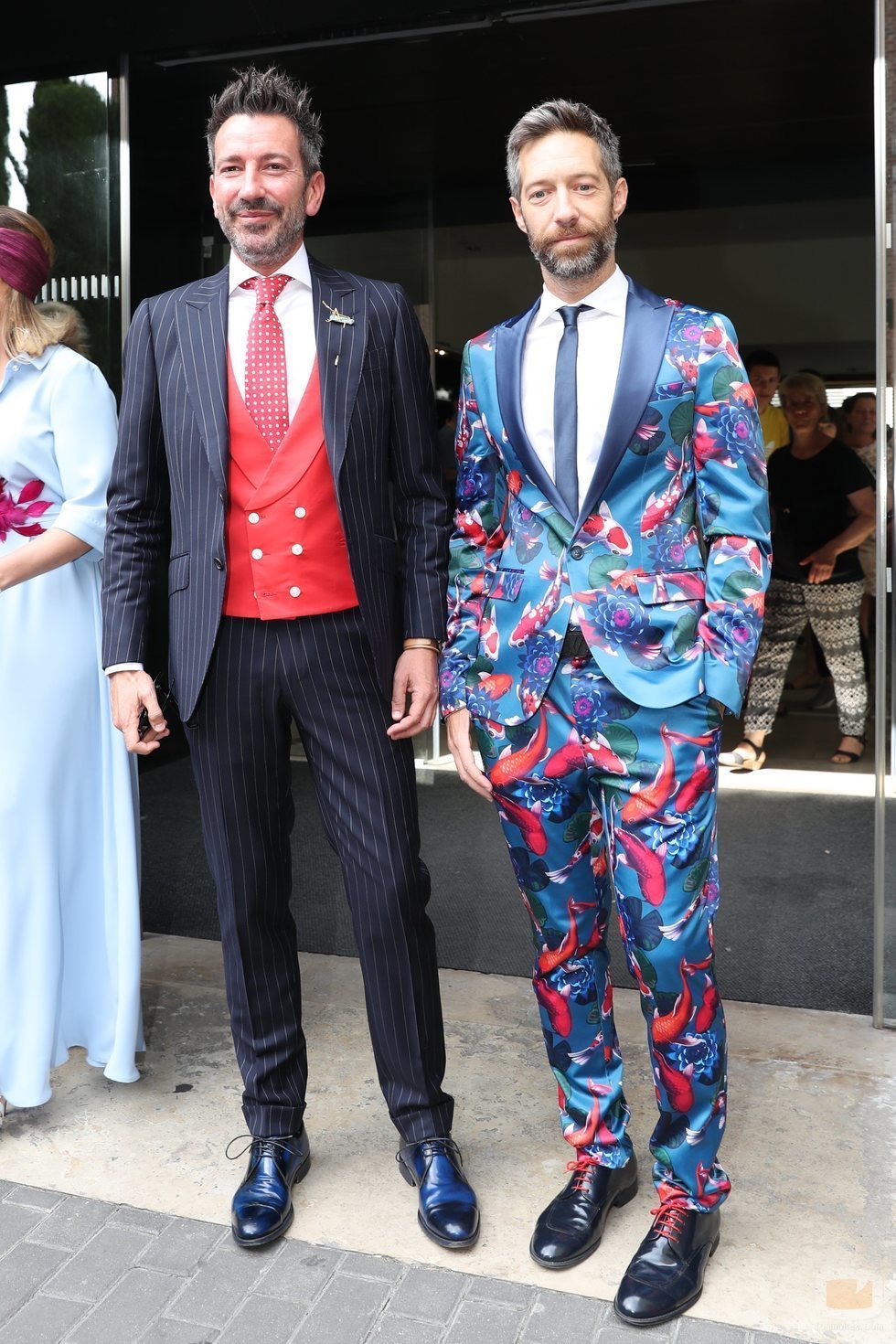 David Valldeperas y Xoan Viqueira en la boda de Belén Esteban y Miguel