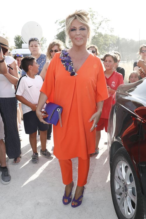 Lydia Lozano en la boda de Belén Esteban y Miguel