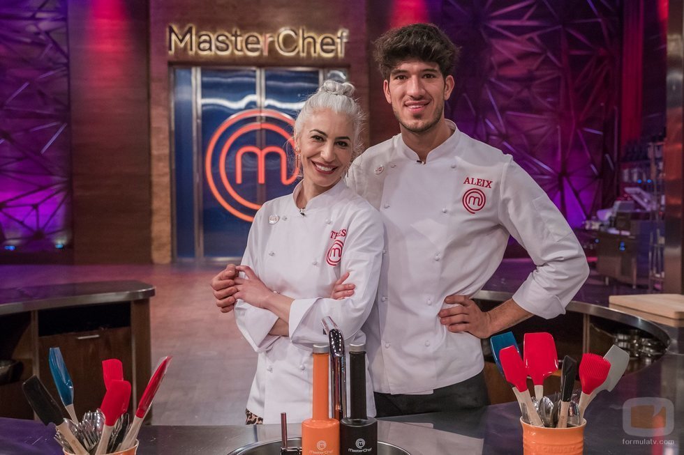 Teresa y Aleix, finalistas de la séptima edición de 'MasterChef'