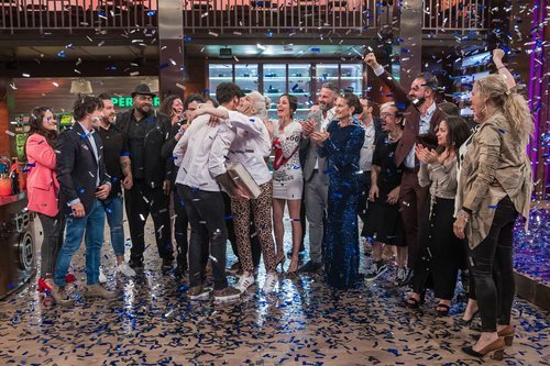 Los concursantes y el jurado de 'MasterChef 7' celebran la victoria de Aleix
