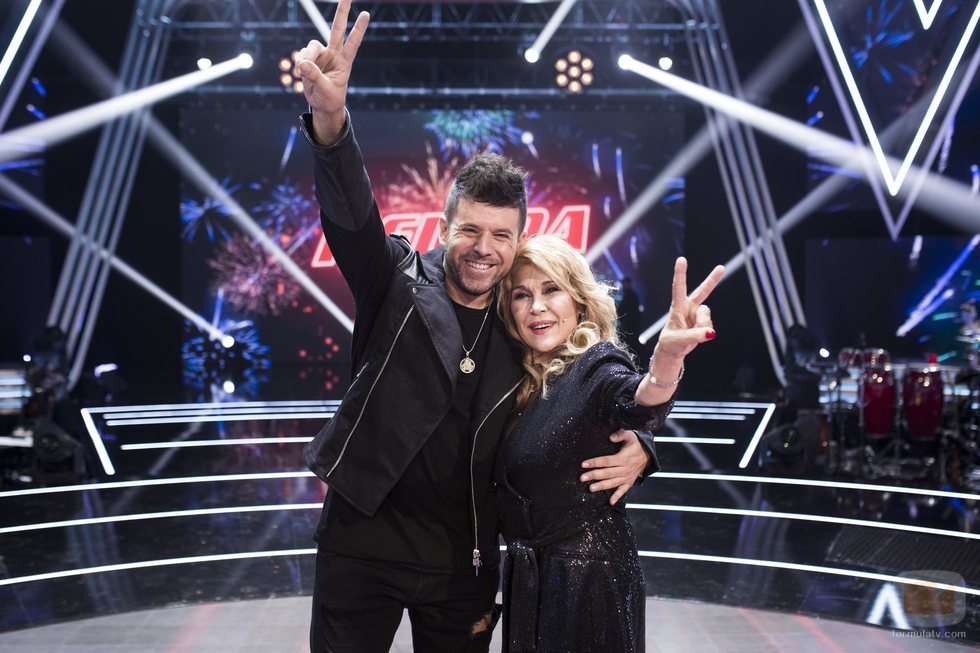 Helena Bianco y Pablo López en la final de 'La Voz Senior'