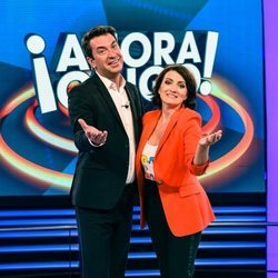 Arturo Valls y Silvia Abril, presentadores de '¡Ahora caigo!'