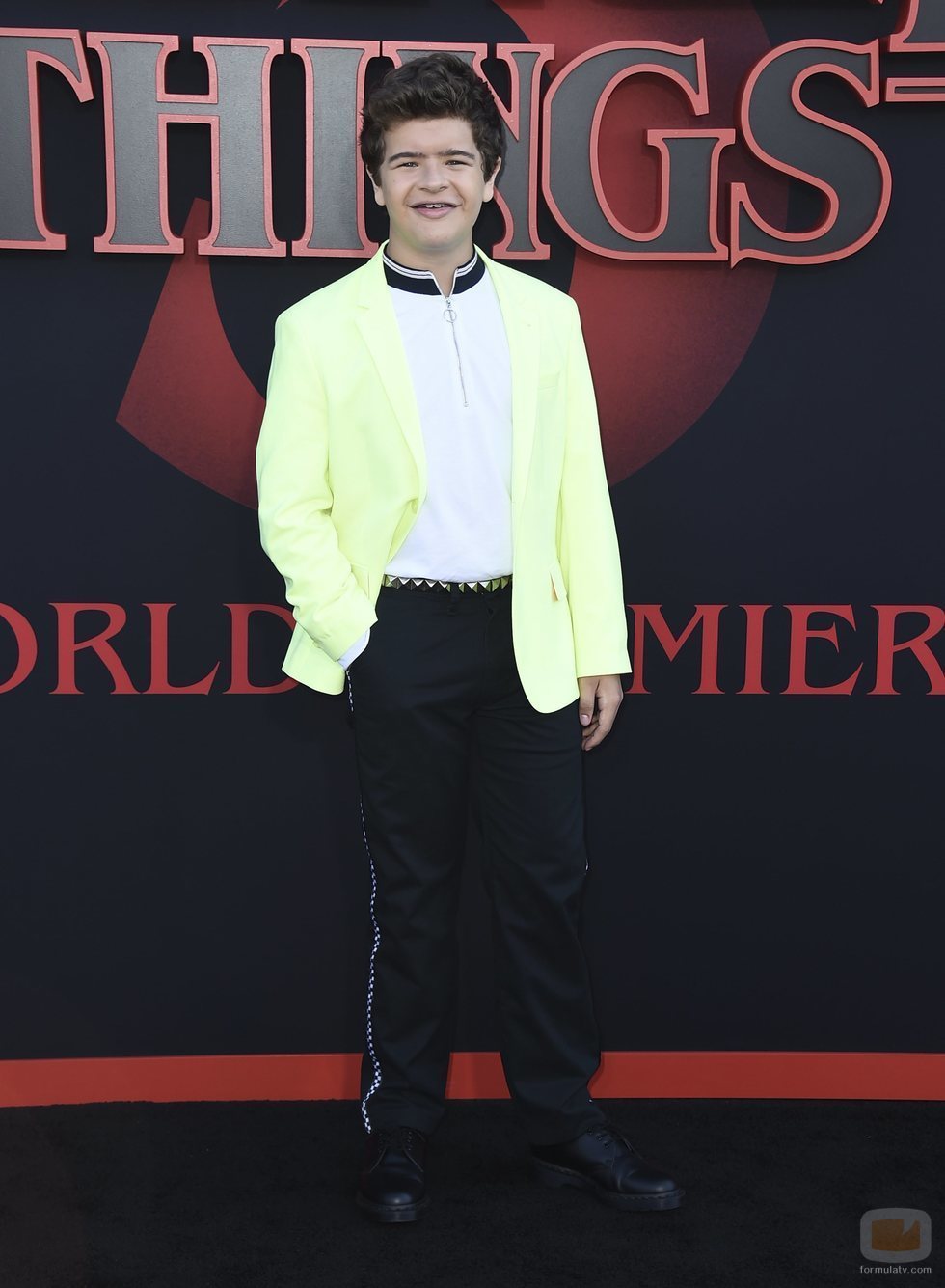 Gaten Matarazzo, en la premiere de la tercera temporada de 'Stranger Things'