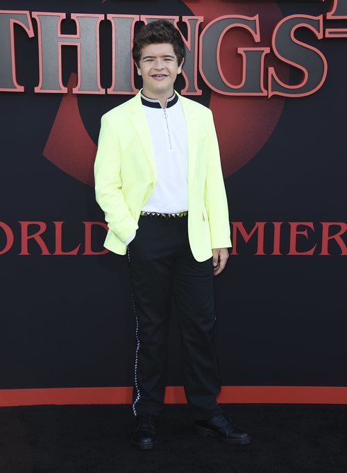 Gaten Matarazzo, en la premiere de la tercera temporada de 'Stranger Things'