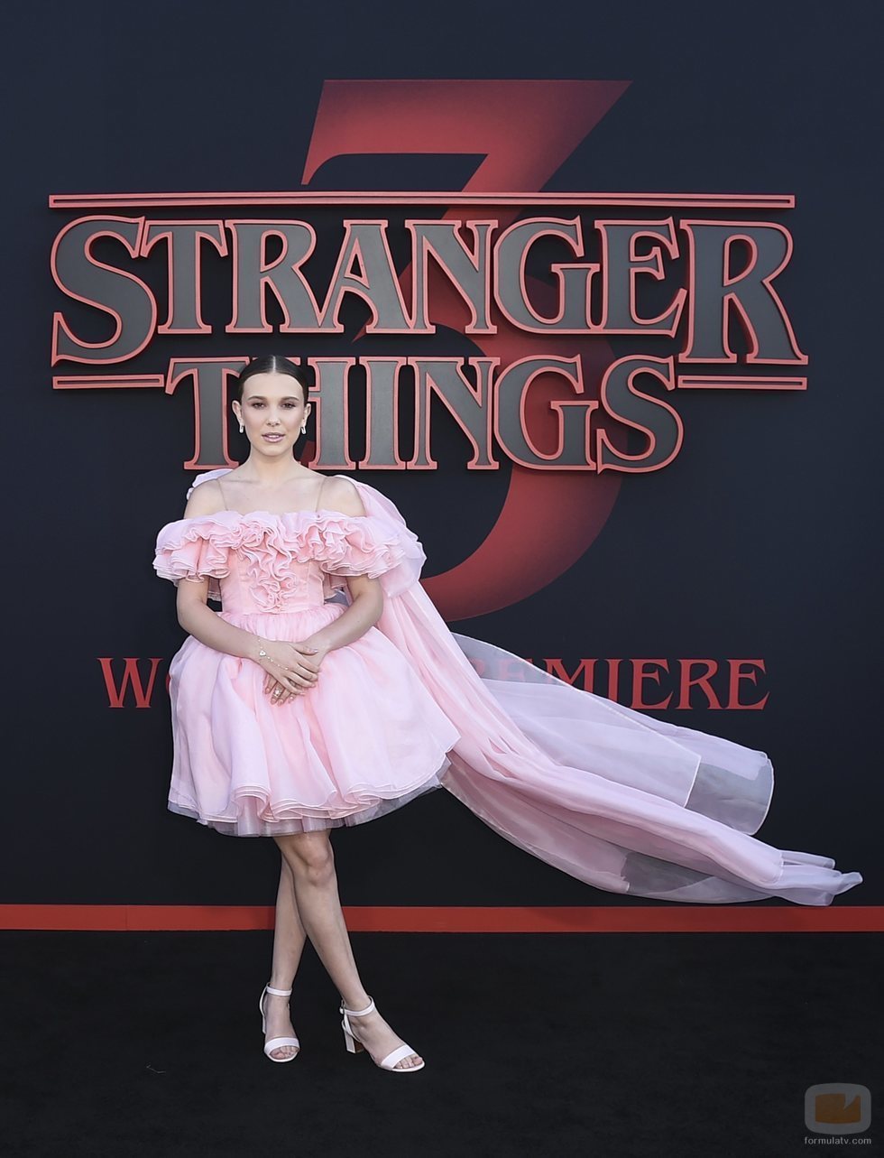 Millie Bobby Brown, en la premiere de la tercera temporada de 'Stranger Things'