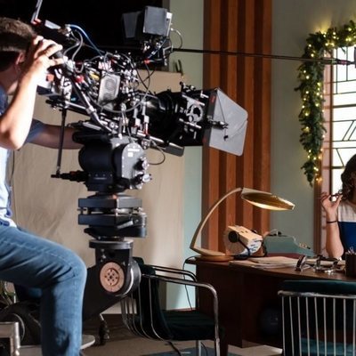 Marta Torné en el rodaje del episodio final de 'Velvet colección'