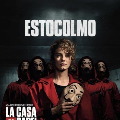Estocolmo, en un póster promocional de la tercera parte de 'La Casa de Papel'
