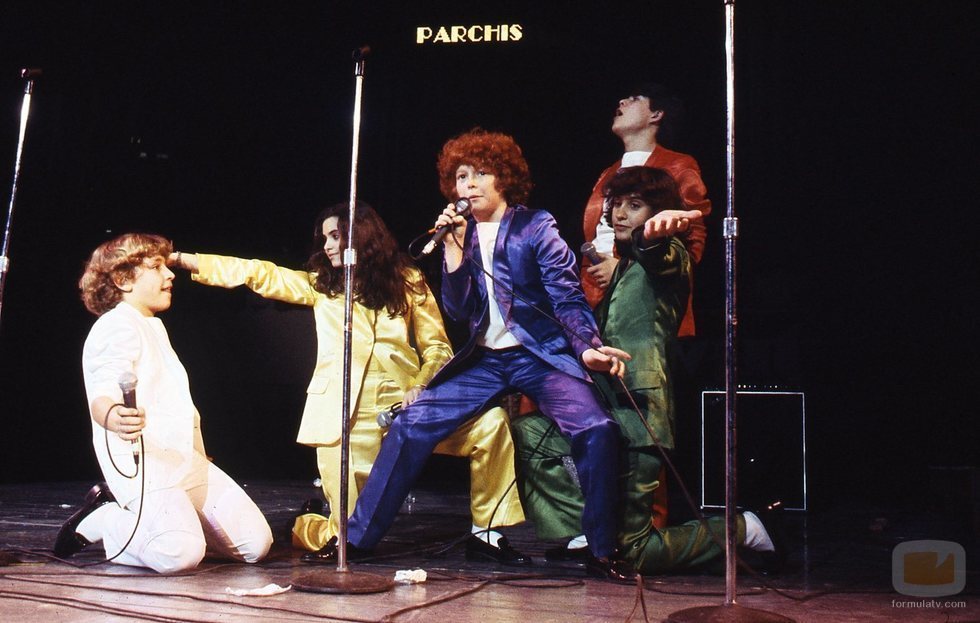 El grupo infantil Parchís sobre el escenario en 'Parchís: El documental'