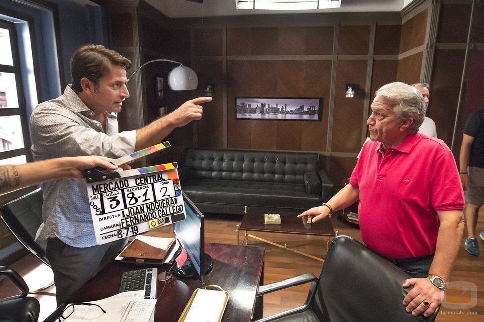 Antonio Garrido y César Sánchez protagonizan 'Mercado central'