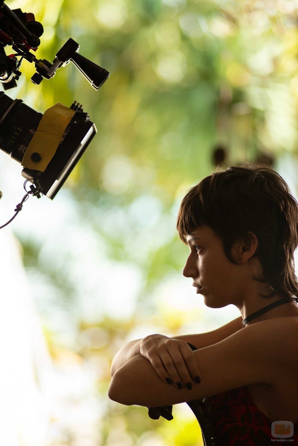 Úrsula Corberó como Tokio en el rodaje de la tercera parte de 'La Casa de Papel'