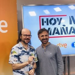 Santiago Segura y José Mota en la presentación de 'Hoy no, mañana'