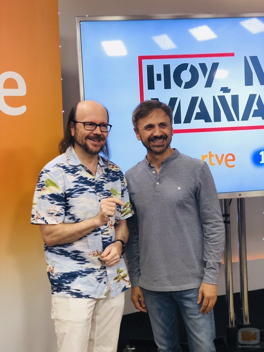 Santiago Segura y José Mota en la presentación de 'Hoy no, mañana'
