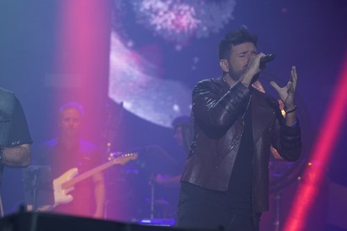 Pablo López en el concierto de 'La Voz'