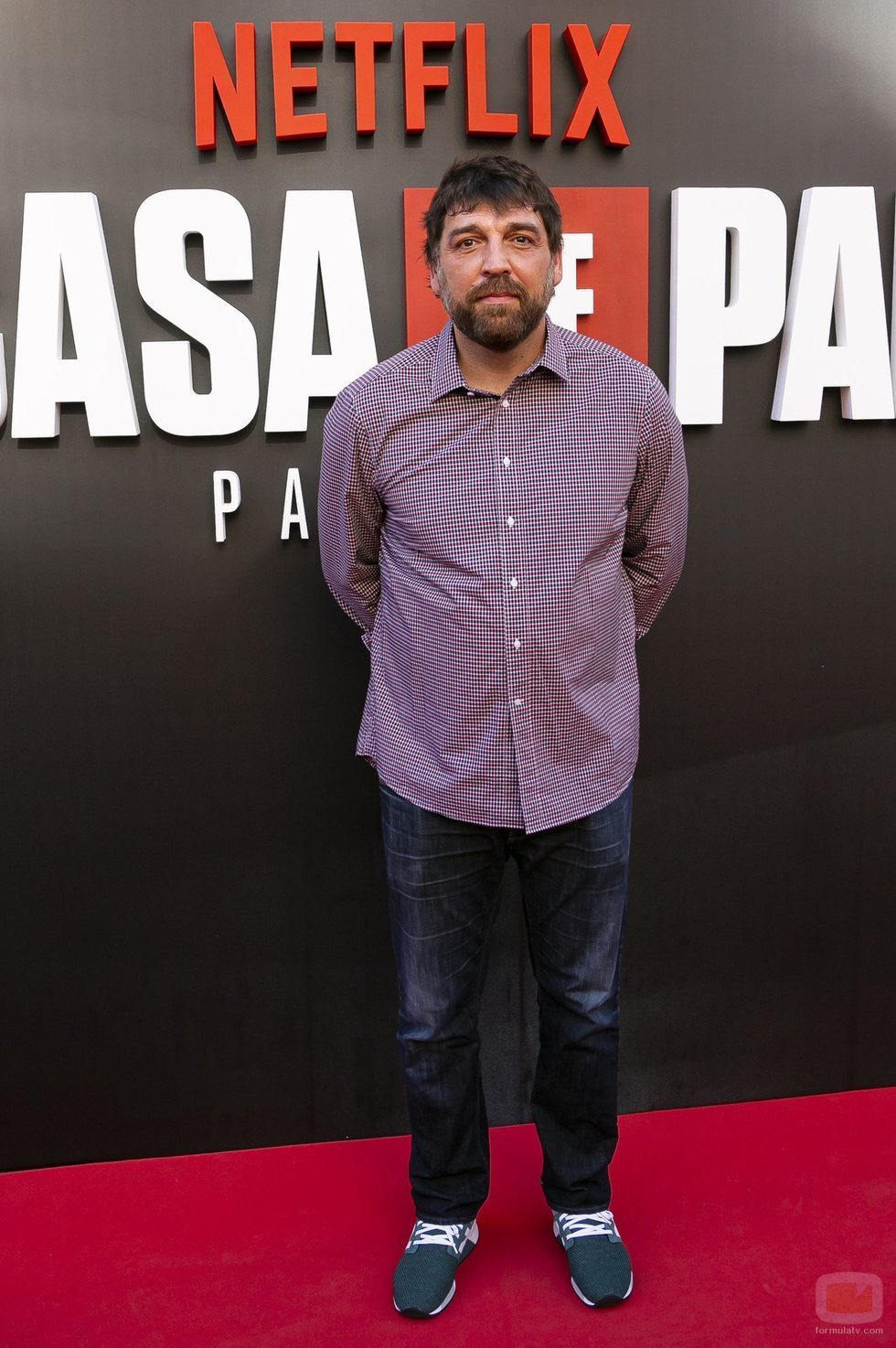 Hovik Keuchkerian en la premiere de la Parte 3 de 'La Casa de Papel'
