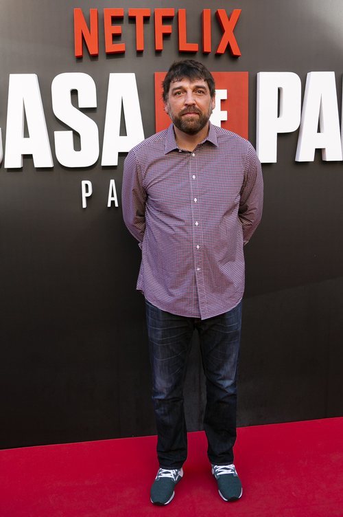 Hovik Keuchkerian en la premiere de la Parte 3 de 'La Casa de Papel'