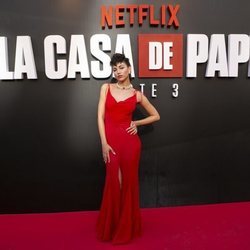 Úrsula Corberó en la premiere de la tercera temporada de 'La Casa de Papel'