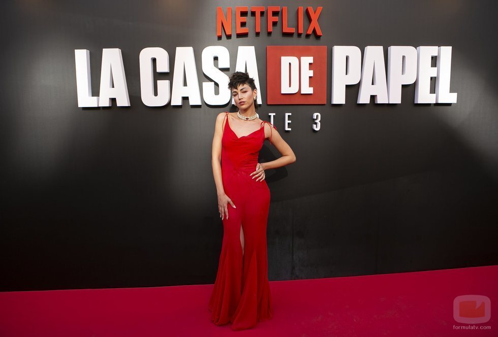 Úrsula Corberó en la premiere de la tercera temporada de 'La Casa de Papel'