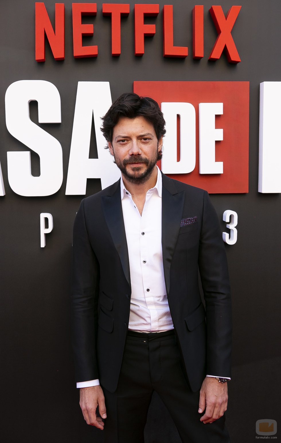 Álvaro Morte en la premiere de la tercera temporada de 'La Casa de Papel'