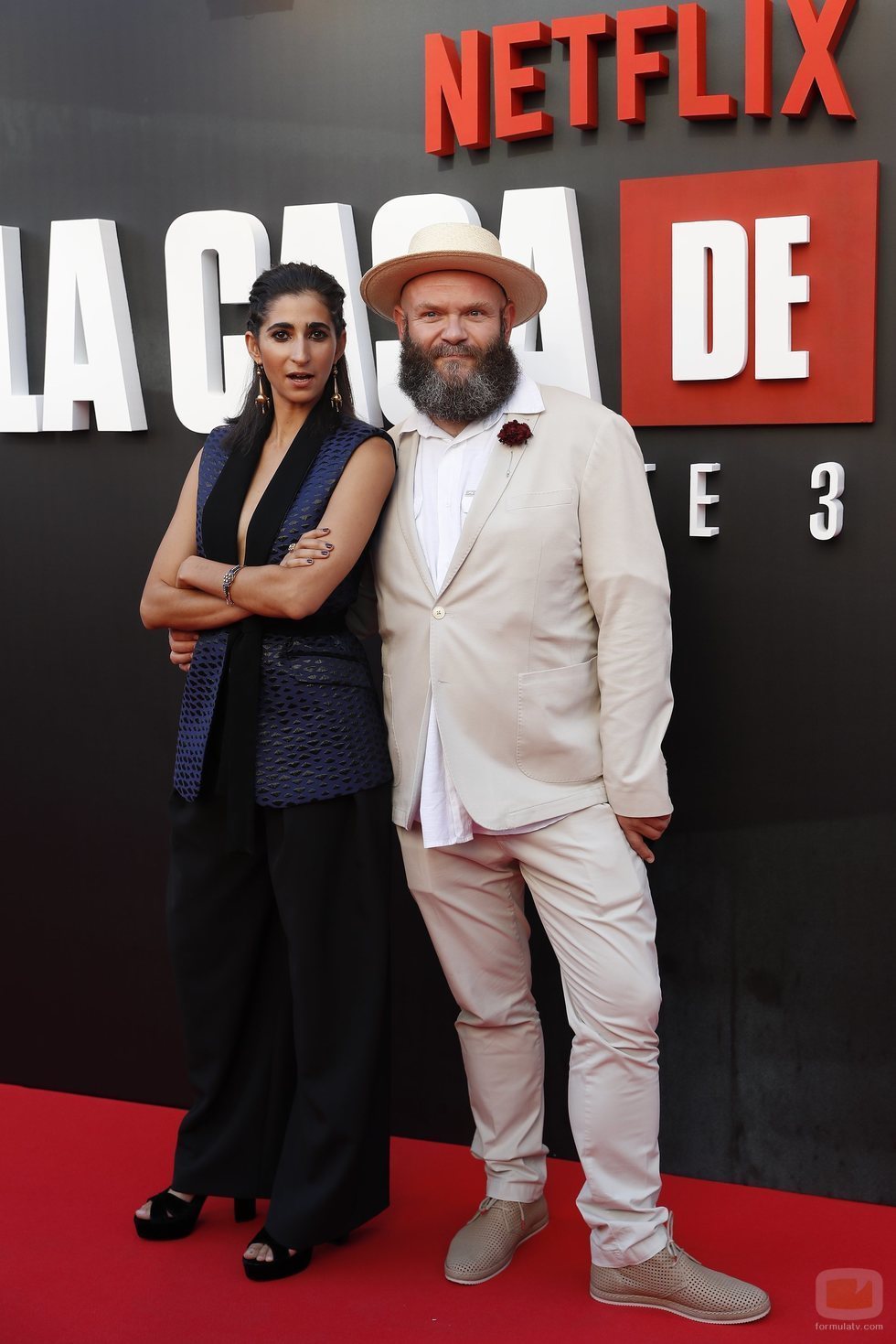 Alba Flores y Darko Peric en la premiere de la tercera temporada de 'La casa de papel'