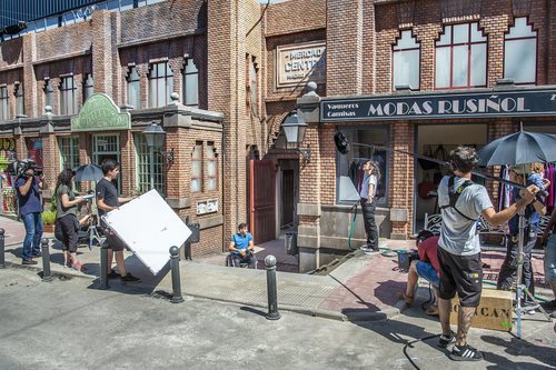 Rodaje de la serie 'Mercado central'