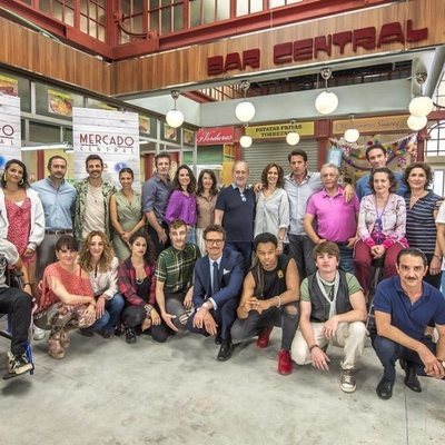 Elenco al completo de 'Mercado central'