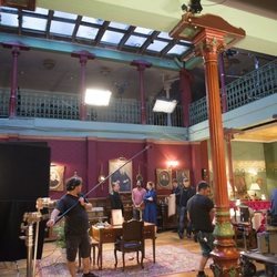 El set de rodaje de 'Nasdrovia'