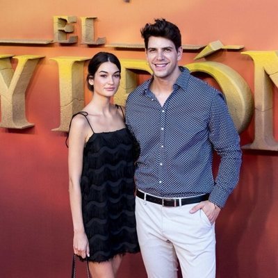 Diego Matamoros y su mujer Estela Grande en la premier de "El rey león"