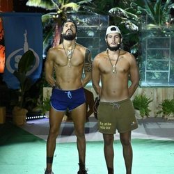 Fabio Colloricchio y Omar Montes en la gran final de 'Supervivientes 2019'