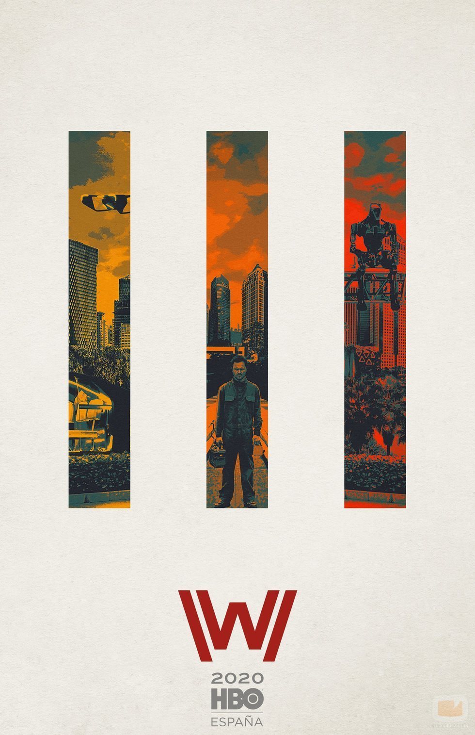 Póster oficial de la tercera temporada de 'Westworld'