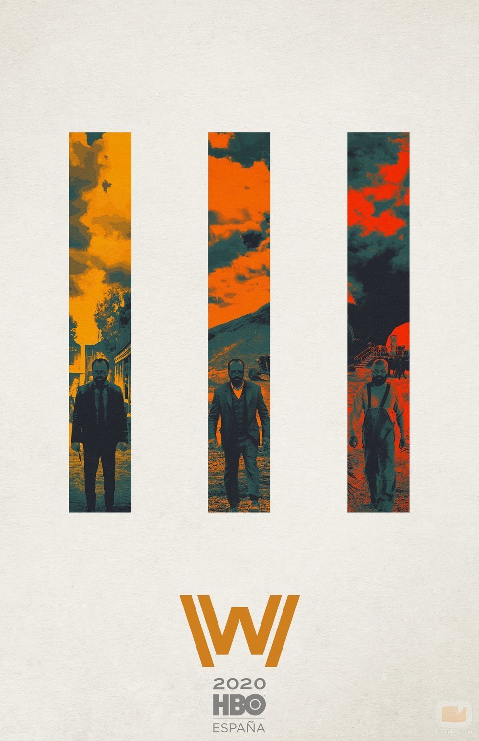 Póster promocional de la tercera temporada de 'Westworld'