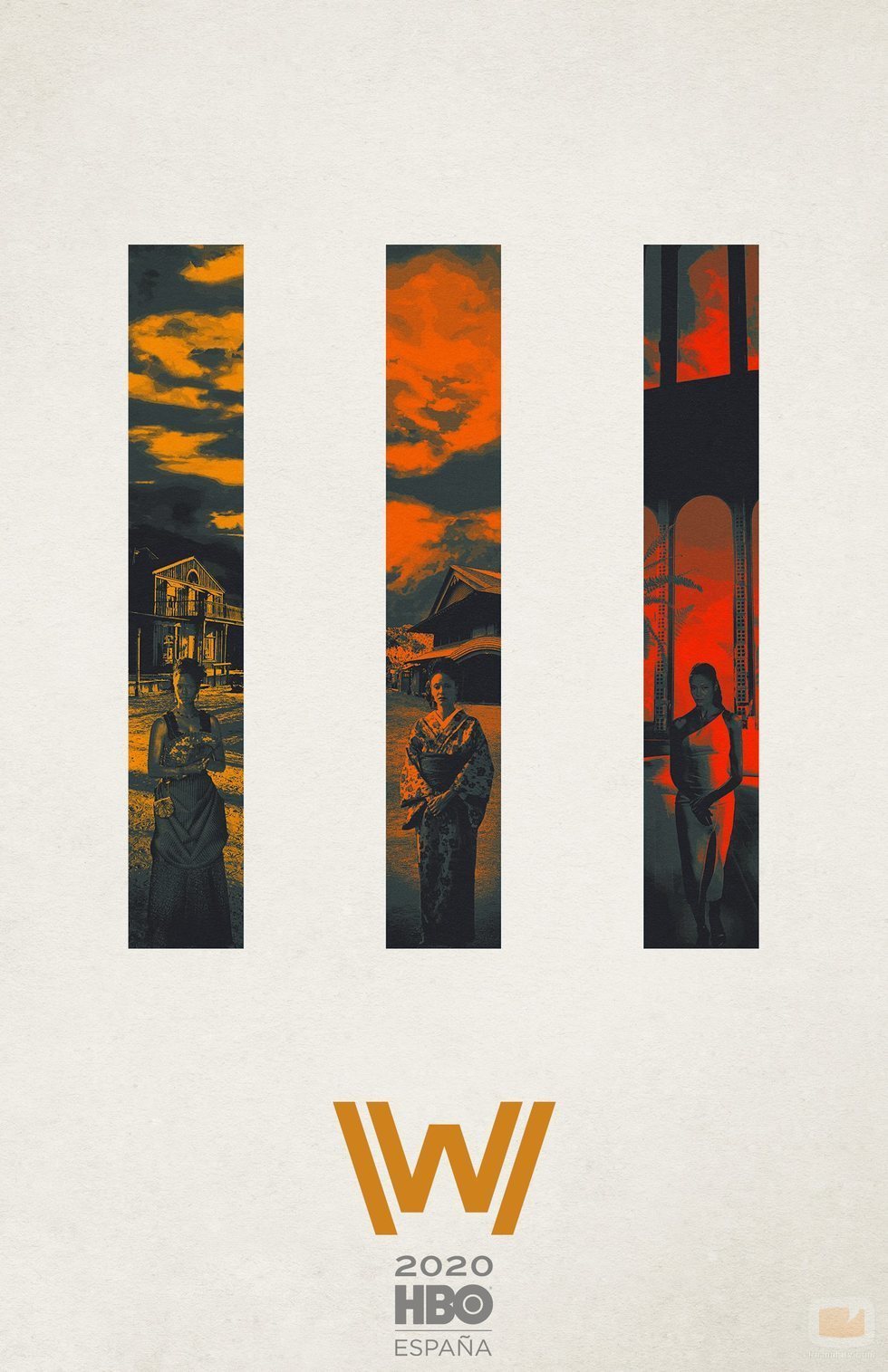 Cartel promocional de la tercera temporada de 'Westworld'