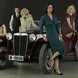 Posado de 'Las chicas del cable' en la cuarta temporada