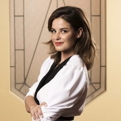Marta Torné posa en el rodaje de 'Velvet colección'