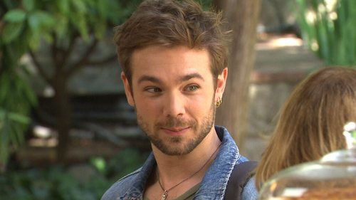 Carlos Cuevas como Pol en el rodaje de 'Merlí: Sapere Aude'