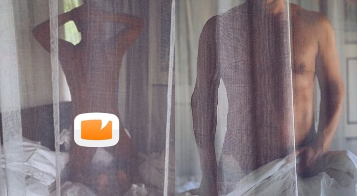 Jorge Javier Vázquez posa totalmente desnudo en su cama 