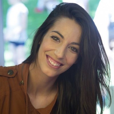 Almudena Cid, en la Feria del Libro de Madrid