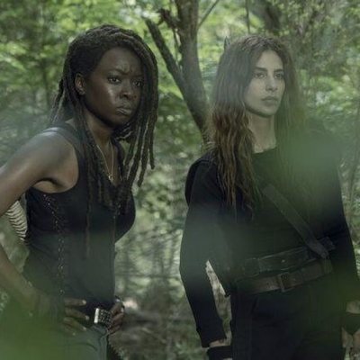 Michonne y Magna en la décima temporada de 'The Walking Dead'