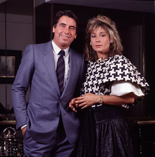 Posado de Mila Ximénez junto a su exmarido Manolo Santana