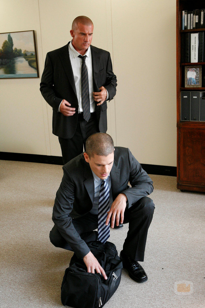 Michael Scofield y Lincoln Burrows en 'Prison break'