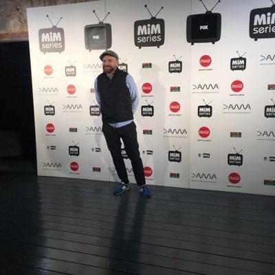 Iván Escobar en un photocall