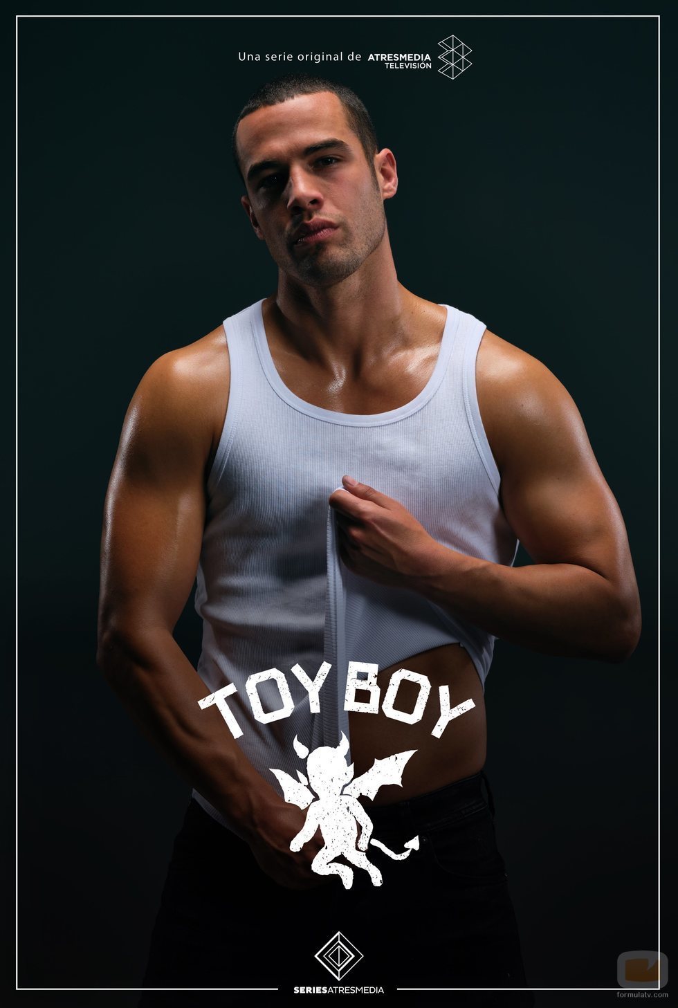 Hugo (Jesús Mosquera), en un póster promocional de 'Toy Boy'