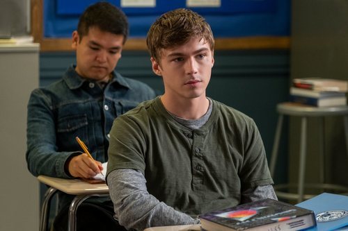 Miles Heizer en la tercera temporada de 'Por 13 razones'